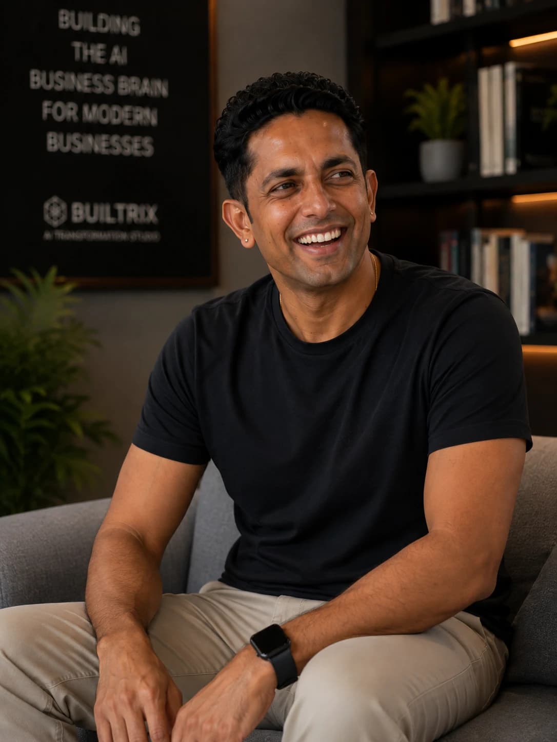 Raghava Sreeram at the Builtrix studio